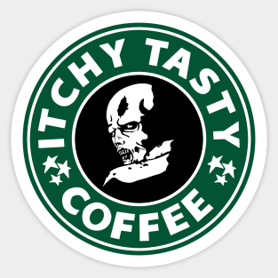 Itchy Tasty Coffee Sticker